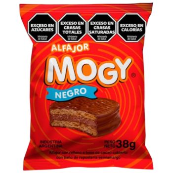Caja de alfajor Mogy Negro x 40 unidades x 38 gramos