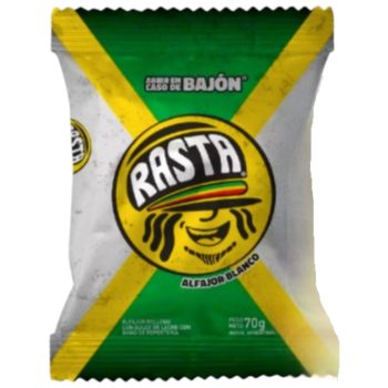 Alfajor Rasta Blanco x 70 gramos