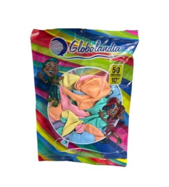 Globos Pasteles x 50 unidades