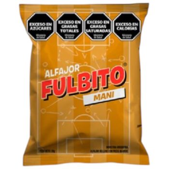 Caja de alfajor Fulbito Mani x 40 unidades x 30 gramos